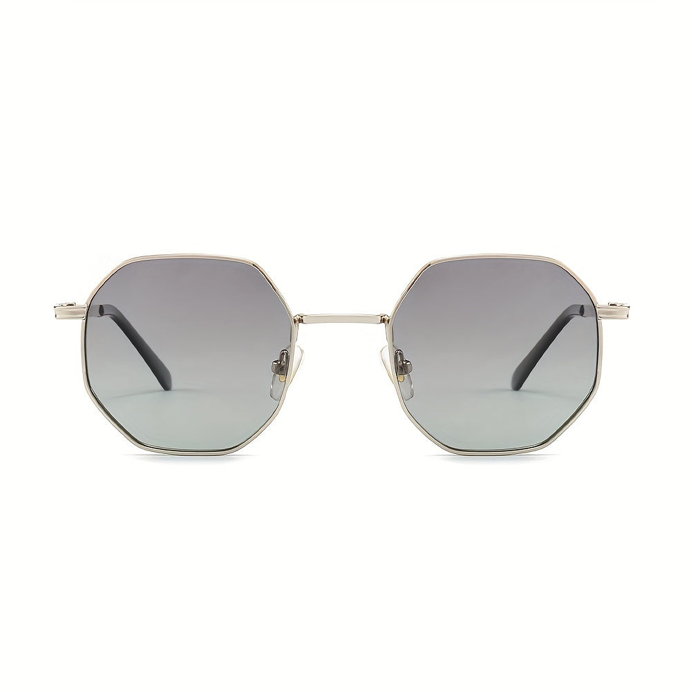 Men's Retro Metal Small Frame Sunglasses UV Protection