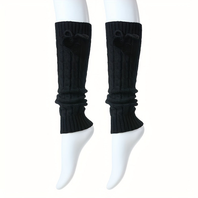 Women's Knitted Harajuku Leg Socks Warm Cold Leg Warmer