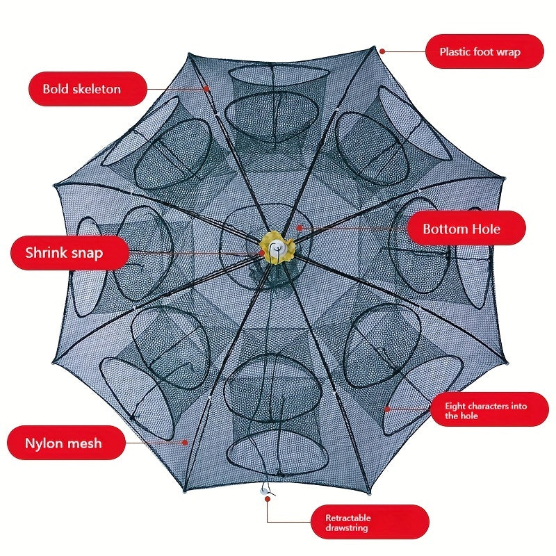 Collapsible Fishing Net - Catch More Fish & Crustaceans