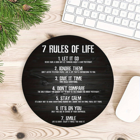 Custom Inspirational Quote About Life Mouse Pad