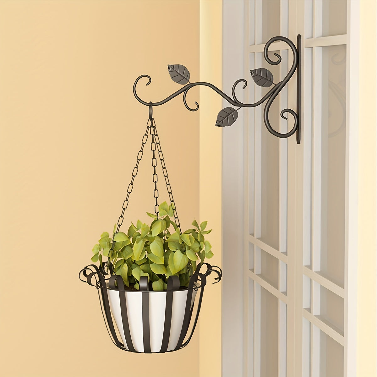 2pcs Hanging Plant Bracket 30 Metal Wrought Iron Planter Hooks