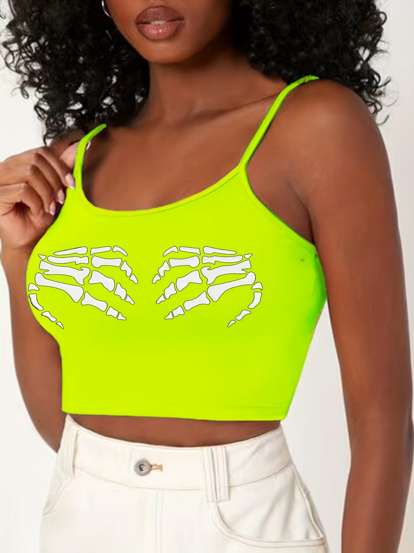 Skeleton Hand Print Sleep Tops