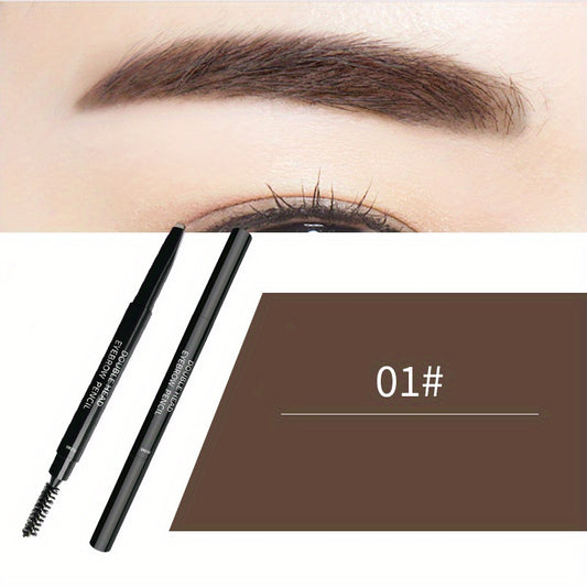 Long Lasting Double Ended Eyebrow Pencil Waterproof Sweat Proof