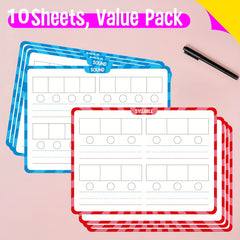 10 Pack Phonemic Awareness & Phonics Dry Erase Board