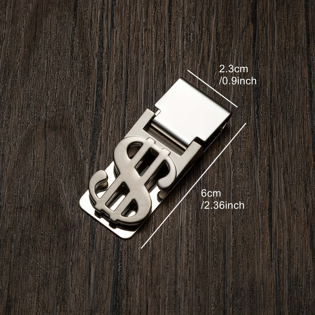 Stainless Steel Money Clip For Cash And Credit Cards