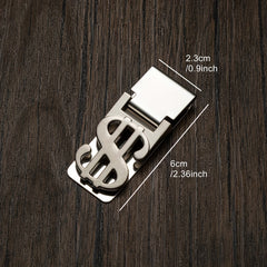 Stainless Steel Money Clip For Cash And Credit Cards