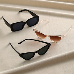Y2K Cat Eye Square Sunglasses - Casual Anti Glare Glasses UV400