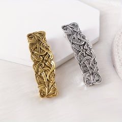 Vintage Viking Pattern Hair Clip French Barrette Ponytail Holder