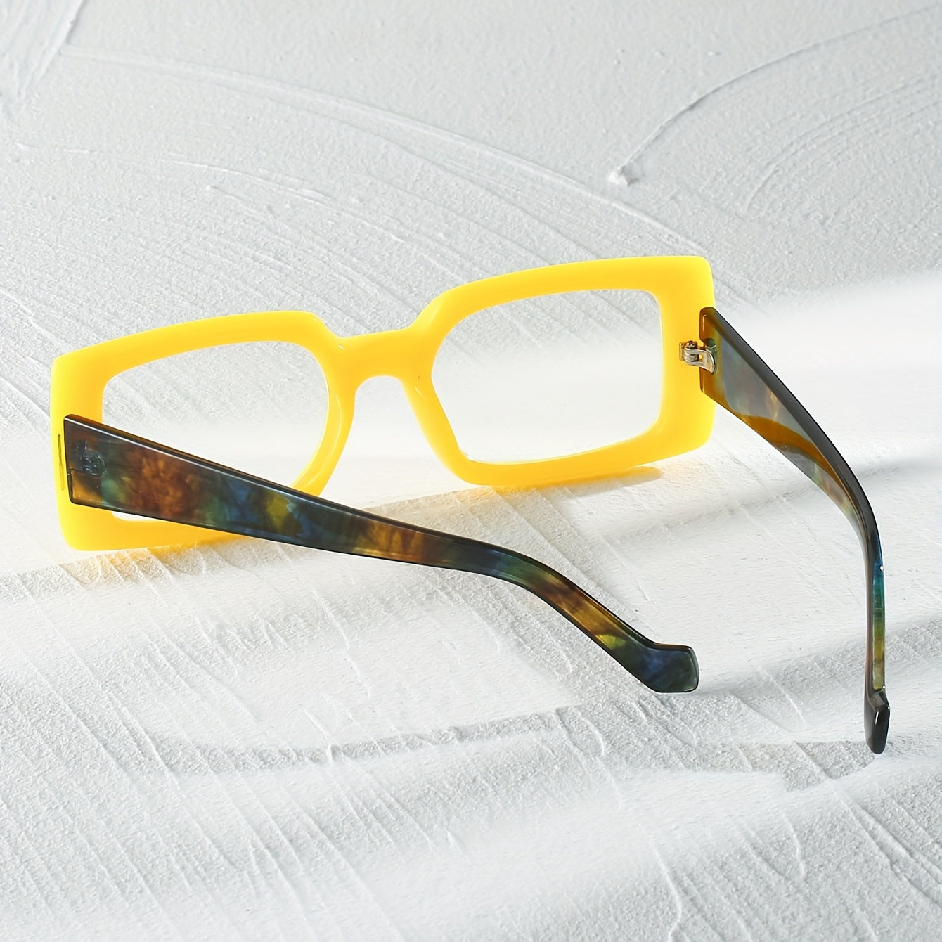 Y2K Clear Lens Glasses For Women Men Gradient Lens Sunglasses Anti UV400