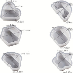 DIY Business Card Holder Silicone Mold - Various Shapes - Photo Holder