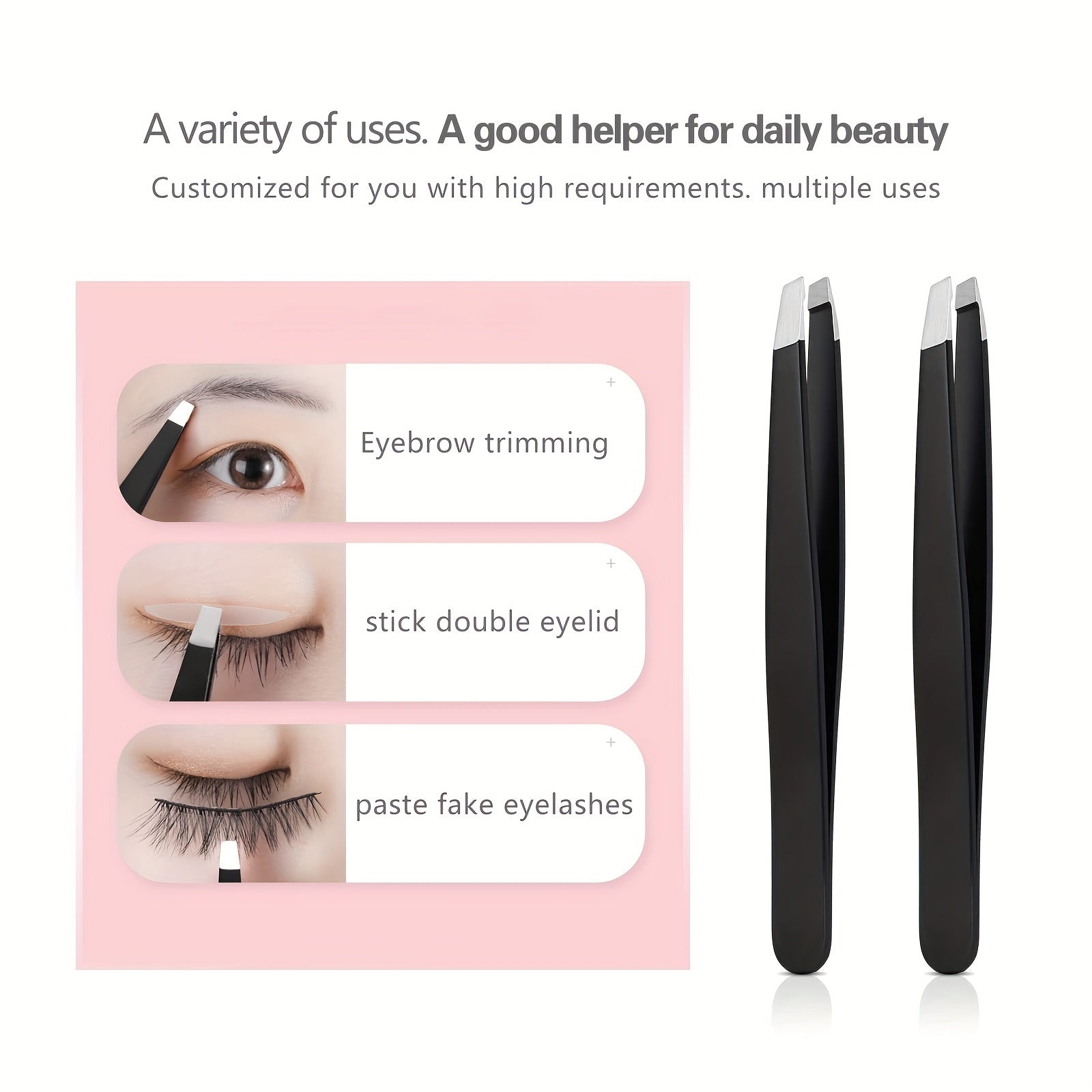 4-Piece Tweezers Set Professional Precision Alloy Tweezers