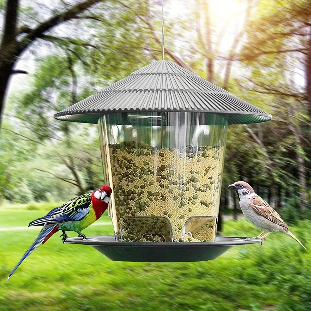 Stylish Plastic Bird Feeder for Wild Birds