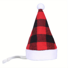 Plush Pet Christmas Party Costume Hat For Cat Dog