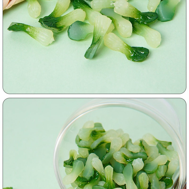 Mini Vegetable DIY Simulated Food Play Set with Props 4pcs