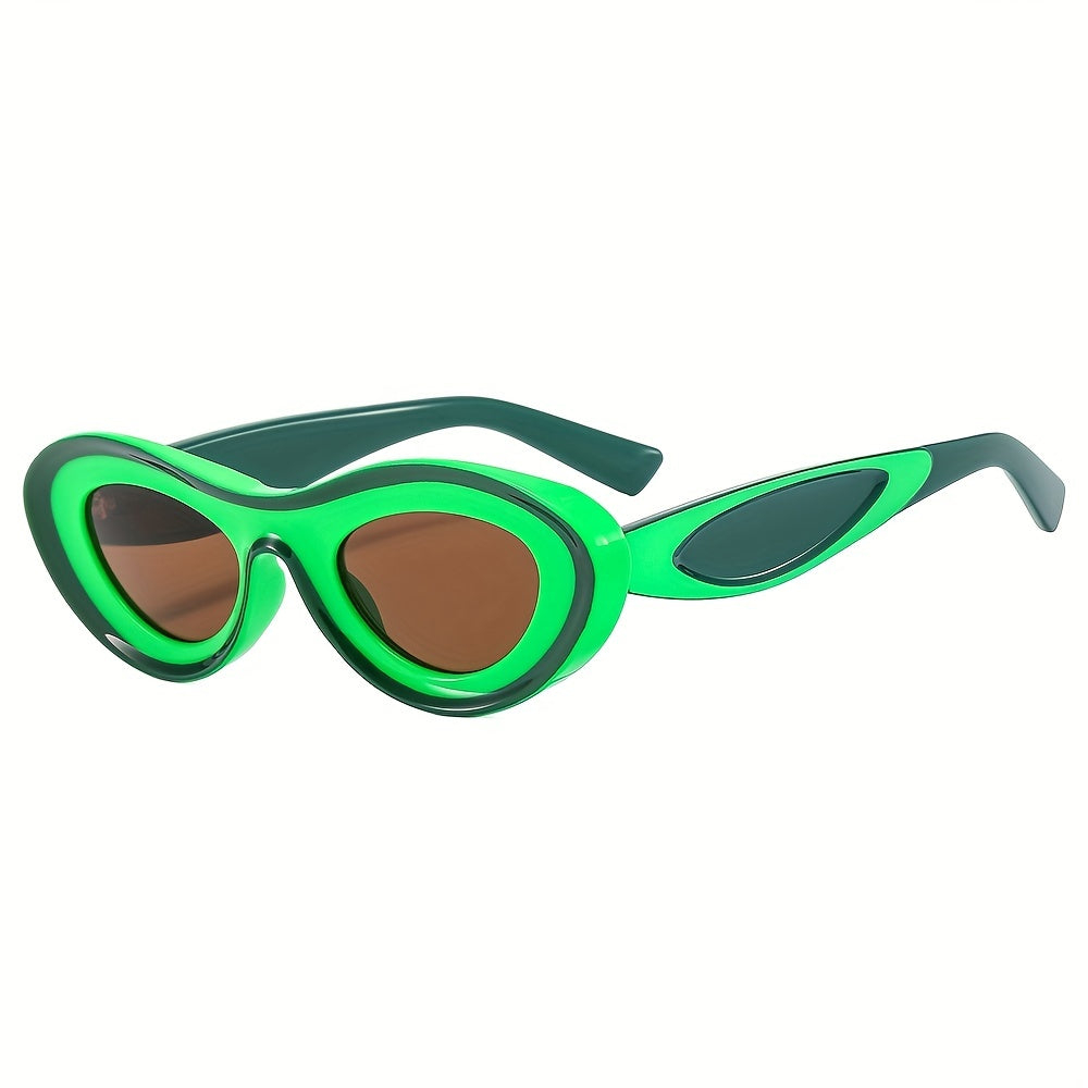 Men's Cat Eye Frame Sunglasses Street Style Decorative Eyewear