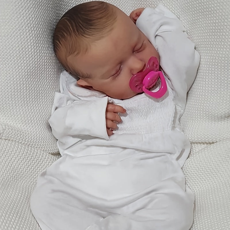 Hand Painted 3D Skin Reborn Baby Doll 19inch Perfect Gift