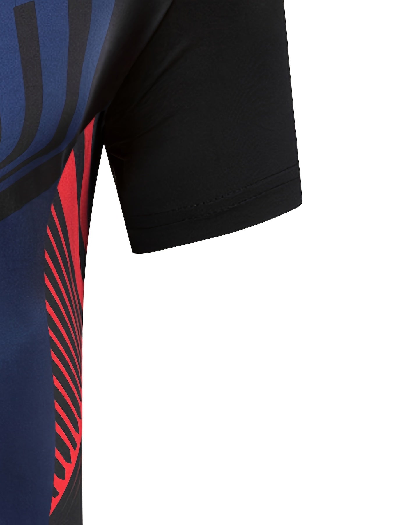 Men's Quick Dry Athletic T-Shirt Abstract Round Neck Tee Top