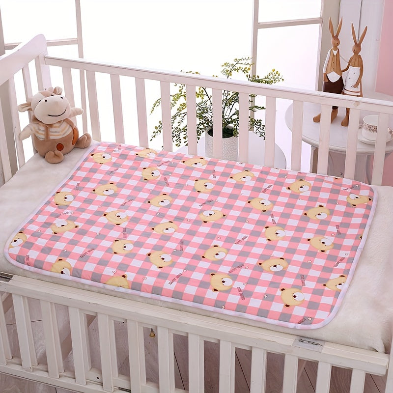 Soft Waterproof Baby Diaper Pad Cartoon Printed Bed Care Mat