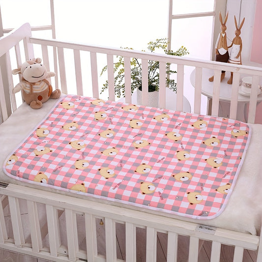 Soft Waterproof Baby Diaper Pad Cartoon Printed Bed Care Mat