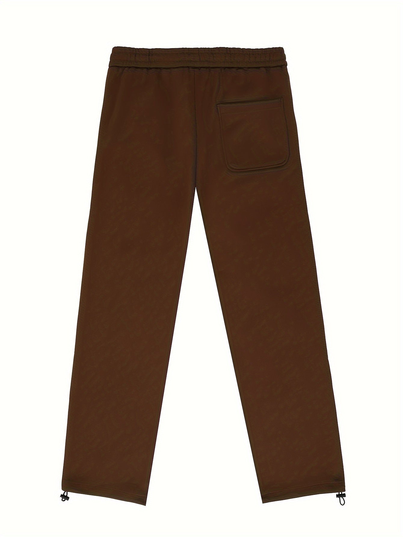 Men's Loose Letters Pattern Pants w/ Pockets Drawstring Trousers