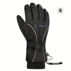 Neoprene Padded Touch Screen Skiing Gloves TPU Waterproof Windproof