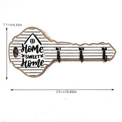 Key Shaped Key Hook - Organize Keys Easily