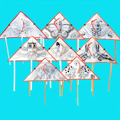 Kids DIY Kite Educational Kite With Handle And Thread