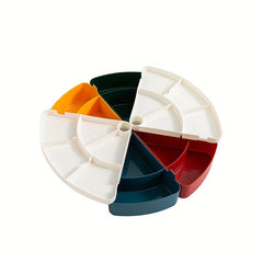 Fruit Tray Rotating Snack Box Double Deck Dried Fruit Organizer