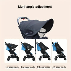 Adjustable Angle Sunshade Cover for Stroller Car Seat UV Protection Canopy