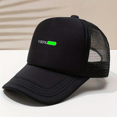100 Mesh Trucker Hat Fluorescent Baseball Cap Unisex Couple Dad Hats