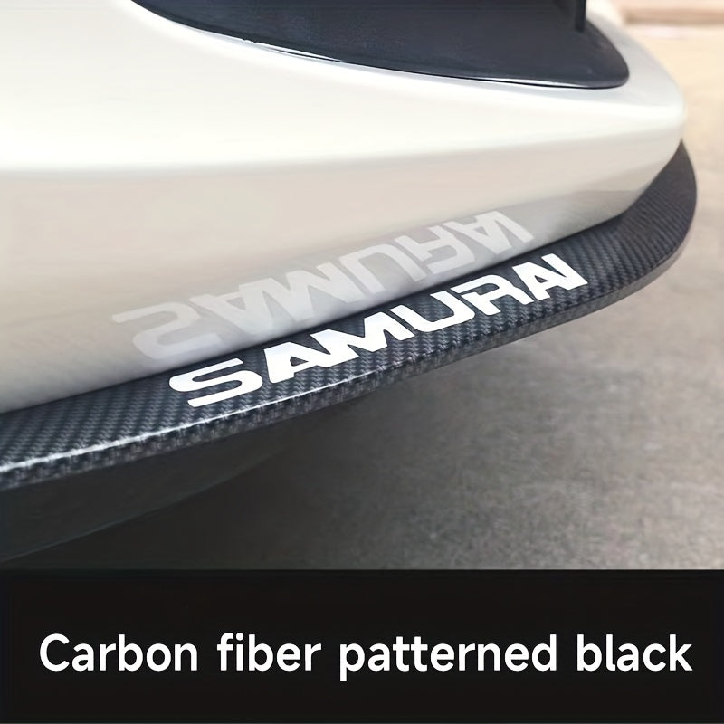 Car Front Shovel Carbon Fiber Side Skirt Edge Scratch Resistant Strip