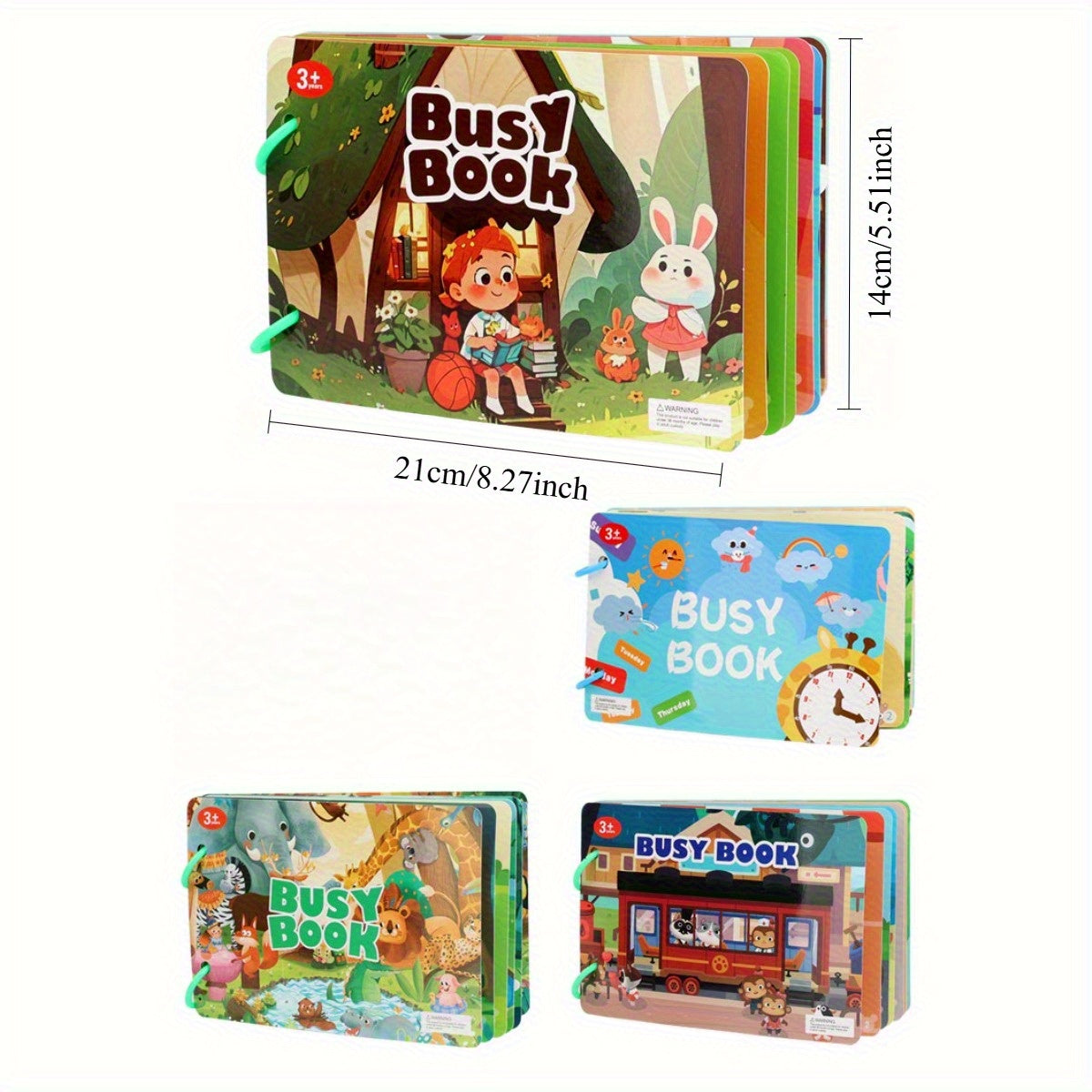 Early Learning Book Set for Kids: Ocean Numbers & Forest Animals