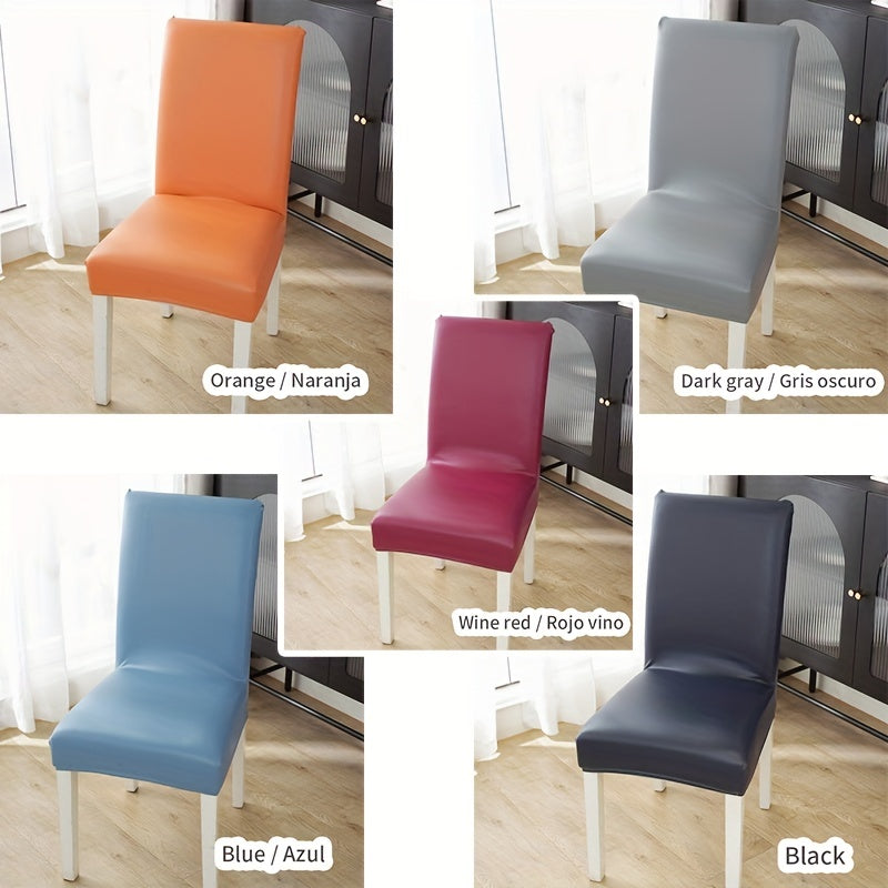 Waterproof Leather Stretch Chair Cover for Home Decor