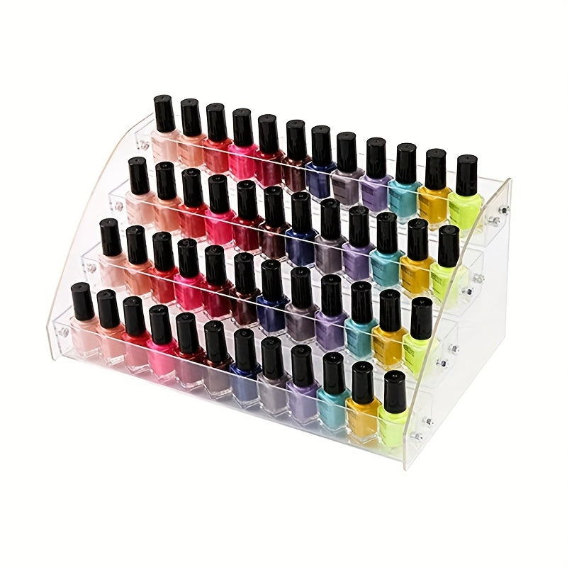 4 Layer Acrylic Nail Polish Rack