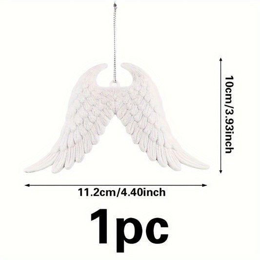 Angel Wing Resin Christmas Tree Ornament For Family Party Decor