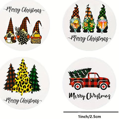 500pcs Christmas Holiday Gift Series Sticker Roll