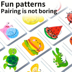 Shape Matching Animal Food Puzzle Toy for Kids