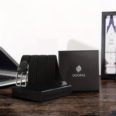 Elastic Woven Belt For Men Braided Belt Jeans Pants Decorative Accessories