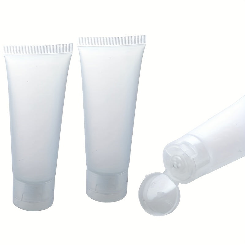 2pcs 20ml 100ml Clear Plastic Soft Tubes for Cosmetics Travel Essential