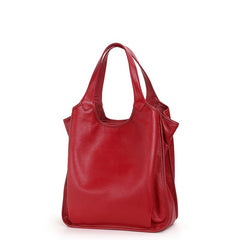 Women's Large Leather Hobo Shoulder Bag with Solid Handbag