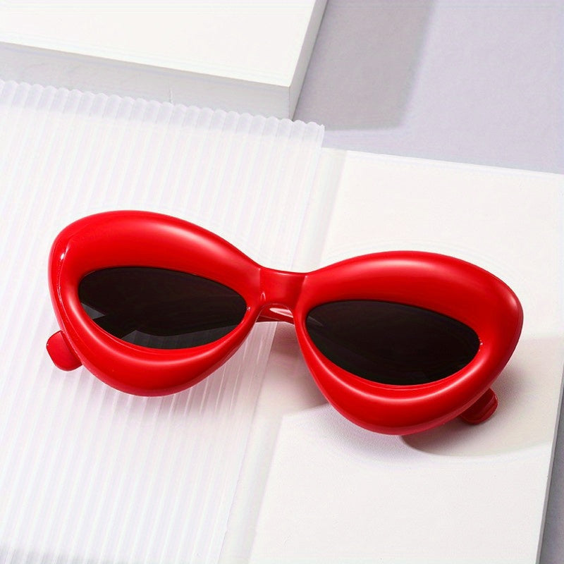 Inflated Lip Sunglasses For Beach Party UV400