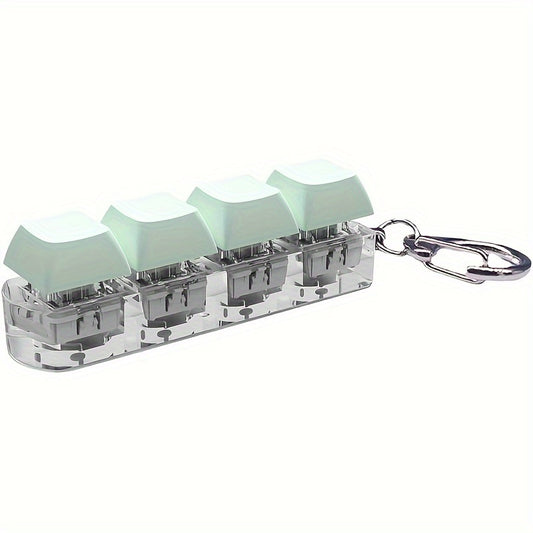 Keyboard Clicker Fidget Keychain 4 Button Toy