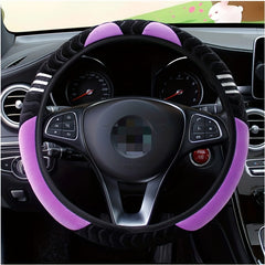 Skid-proof Durable Leather Steering Wheel Cover