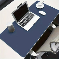 Oversized Faux Leather Mouse Pad for Office