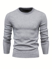 Men's Crew Neck Slim Fit Knit Sweater