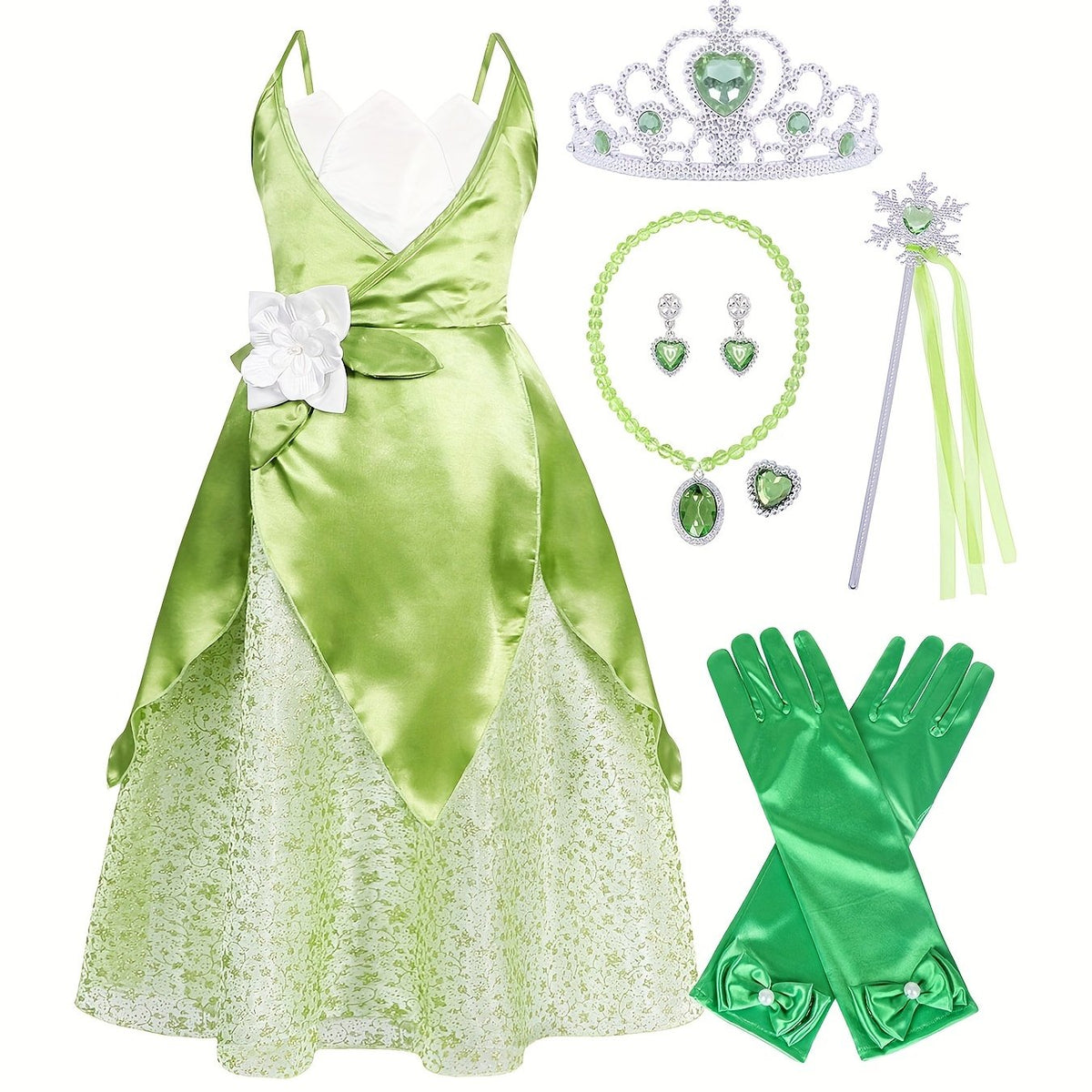 Girls' Princess Costumes Dress Up Fancy Halloween Christmas Party