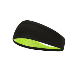 Moisture Wicking Green Sports Headbands for Workouts