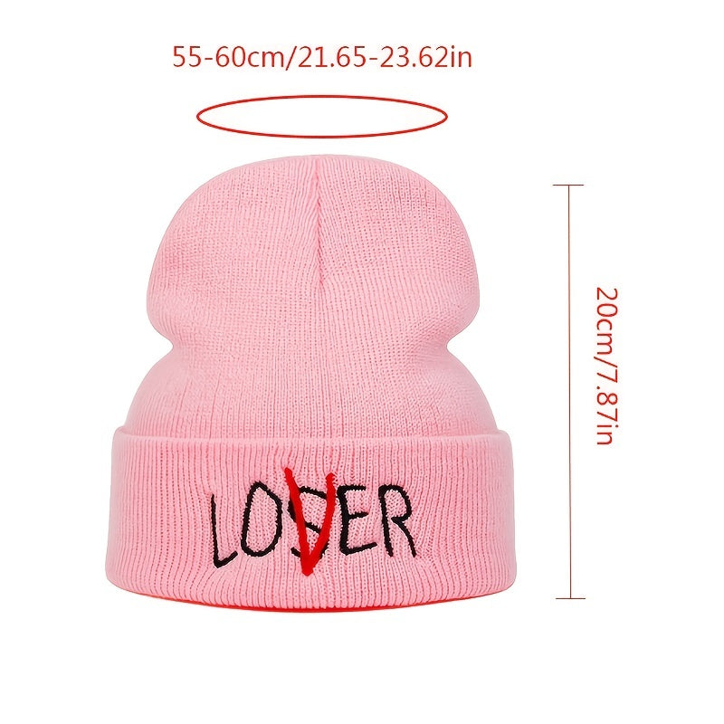 Sports Embroidered Knit Hat