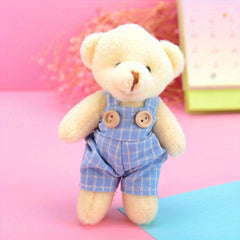 Teddy Bear Charm Plush Toy Keychain Backpack Bag Pendant Accessory Keychain