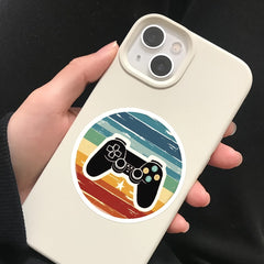 50pcs Cartoon Game Handle Stickers for Laptop Water Bottles DIY Waterproof